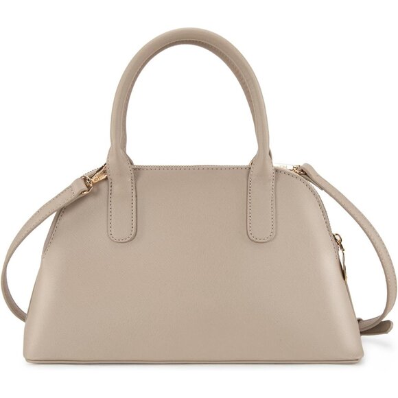 ⚡ Women's Cream Shoulder Strap Belted Top Handle Designer Crossbody Satchel Bag - Picture 4 of 7